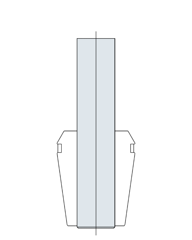 Collet without coolant supply